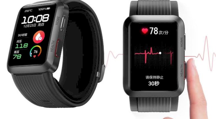 Huawei Watch D Tansiyon ölçüyor