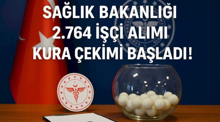 Sağlık Bakanlığı’nda Heyecan Dorukta: 2.764 İşçi İçin Kura Tarihleri Netleşti — Hangi Gün Çekilecek?