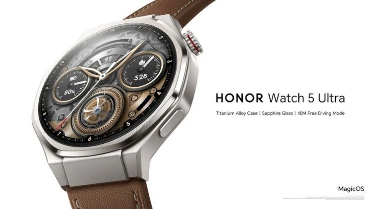honor watch 5 ultra akıllı saati tanıttı